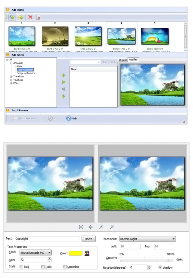  Boxoft batch photo processor for photos screenshots
