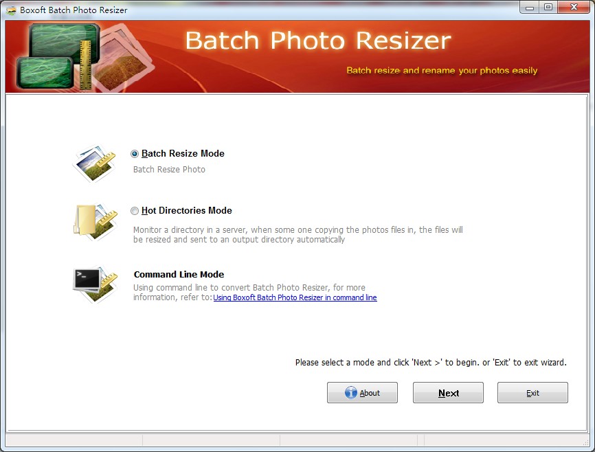 Boxoft Batch Photo Resizer software