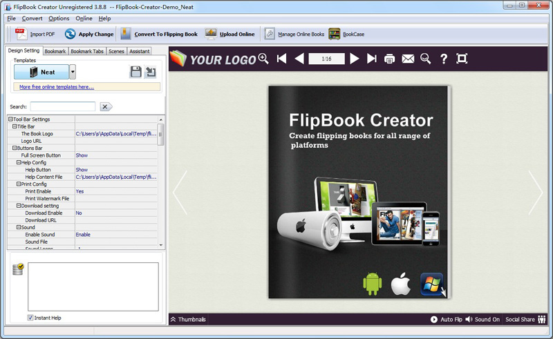 Boxoft Digital Brochure Builder for iPAD 2.0 full