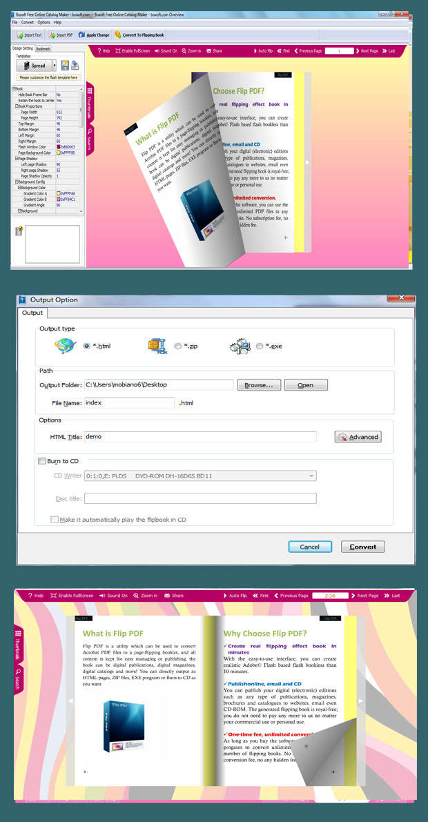 Boxoft Free Online Catalog Maker Screenshots