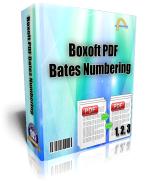 boxshot of Boxoft PDF Bates Numbering