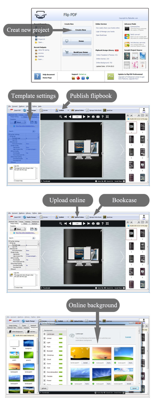  Step of Boxoft PDF to Flipbook