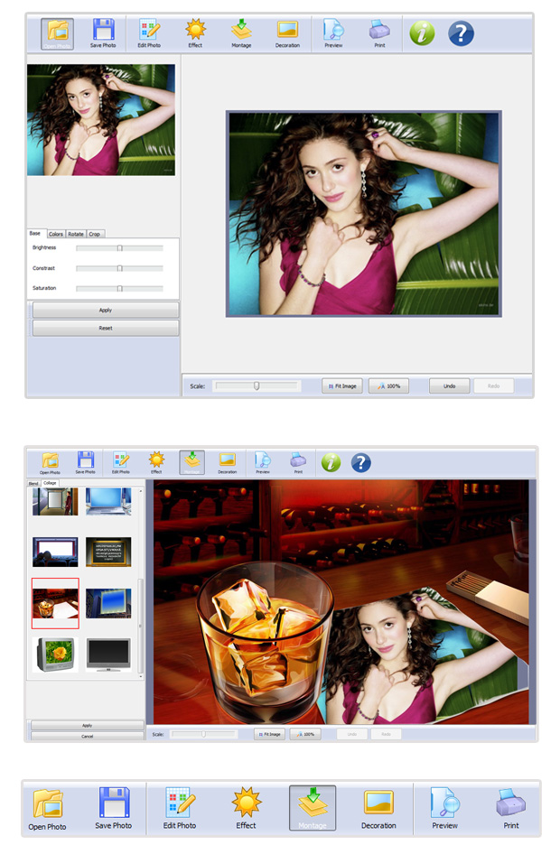 Boxoft edit enhance decorate combine photos screenshots